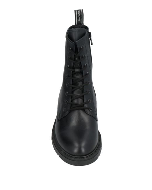 Nero Giardini Black Ankle Boots Leather