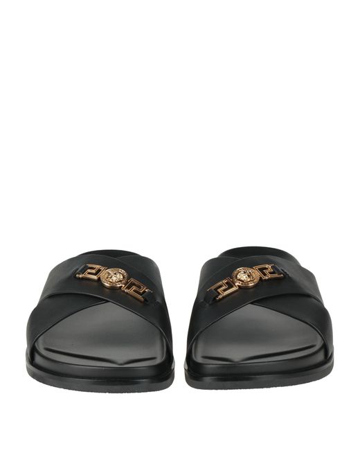 Versace Black Sandals for men