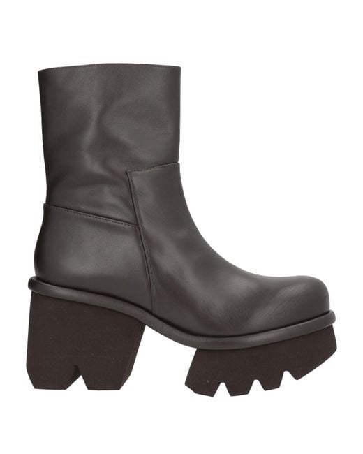 Paloma Barceló Gray Ankle Boots