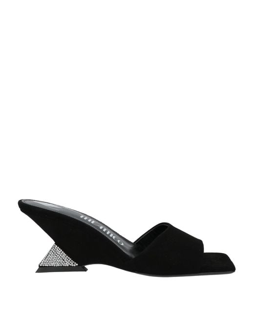 The Attico Black Sandals