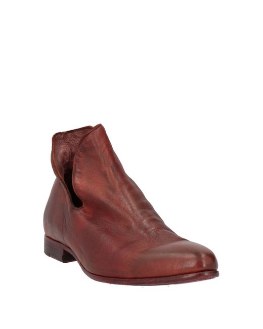JP/DAVID Red Ankle Boots