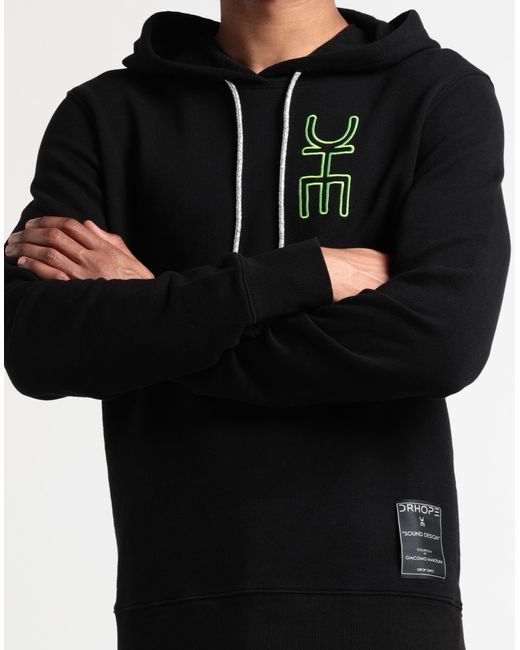 DR. HOPE Black Sweatshirt for men
