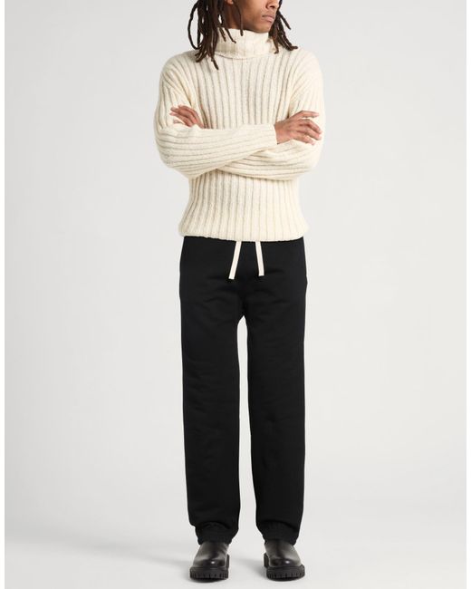 Jil Sander Black Pants Cotton for men
