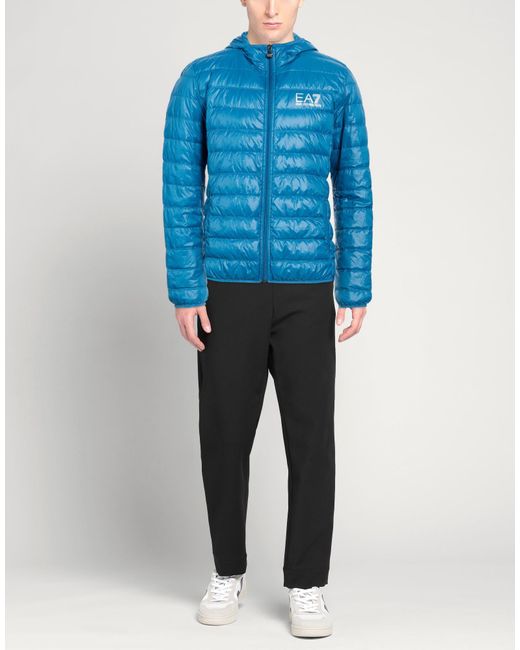 EA7 Blue Puffers for men