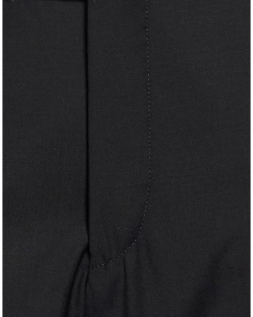 Incotex Black Pants Wool for men