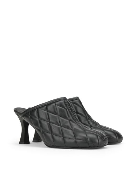 8 by YOOX Black Mules & Clogs