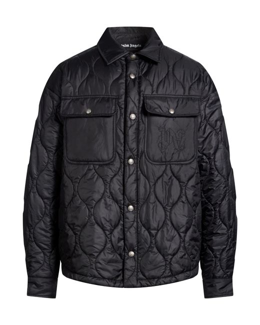 Palm Angels Black Puffers for men