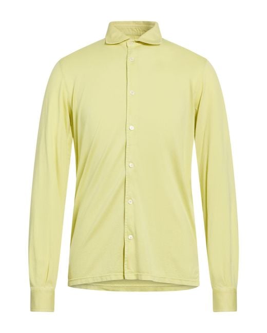 Fedeli Yellow Shirt for men