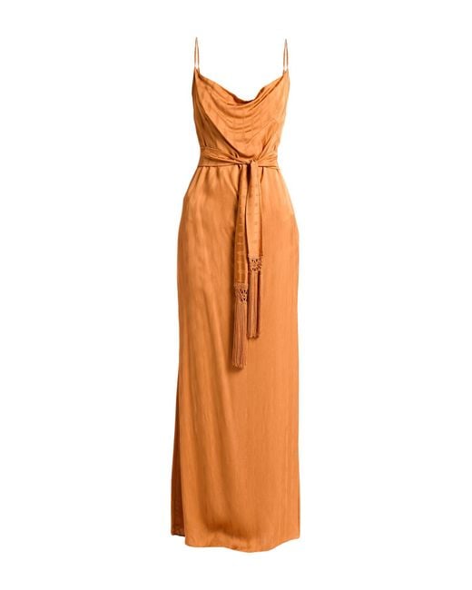 Nenette Orange Maxi Dresses