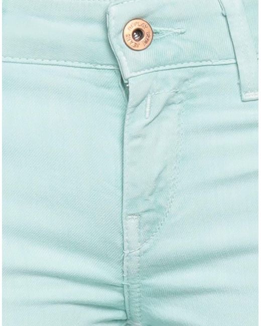Replay Blue Colored Wash Straight-Leg Jeans
