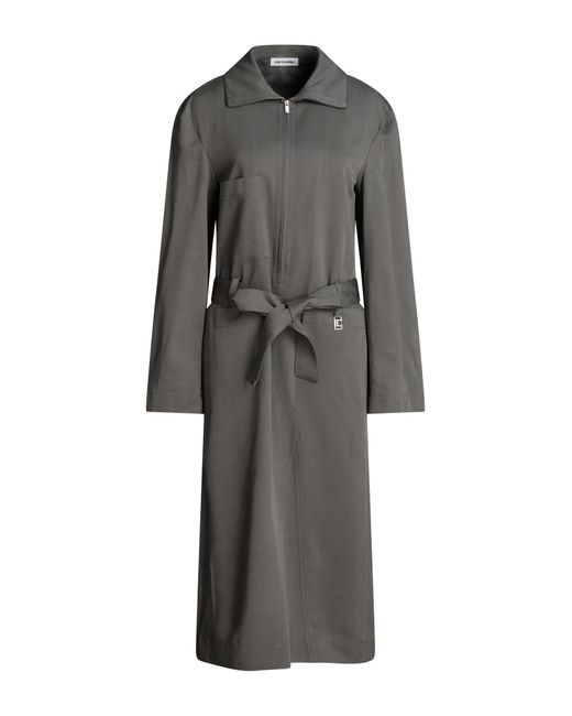 Low Classic Gray Midi Dress