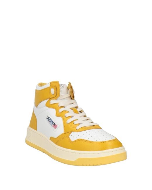 Autry Yellow Trainers for men
