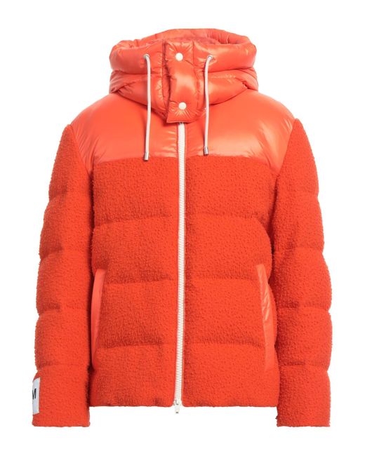 DRM DESIGN RESEARCH MANUFACTURE Orange Puffer Wool, Polyamide for men