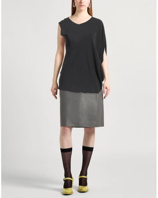 Lanvin Black Top Silk
