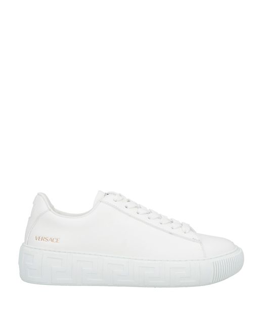 Versace White Sneakers Calfskin