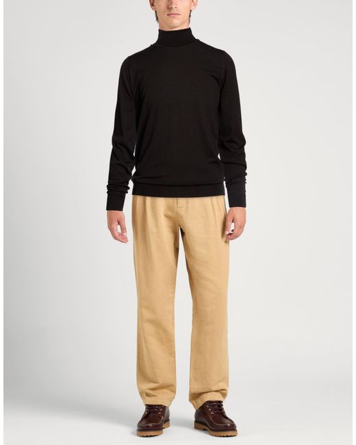 John Smedley Black Turtleneck for men