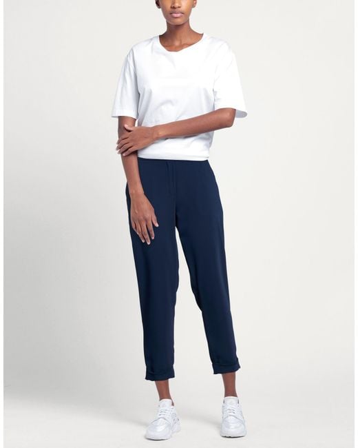 P.A.R.O.S.H. Blue Midnight Pants Polyester
