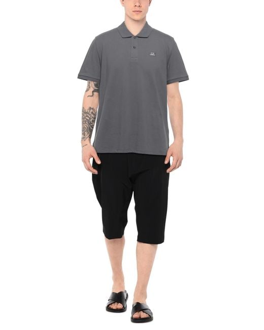 C P Company Gray Polo Shirt for men