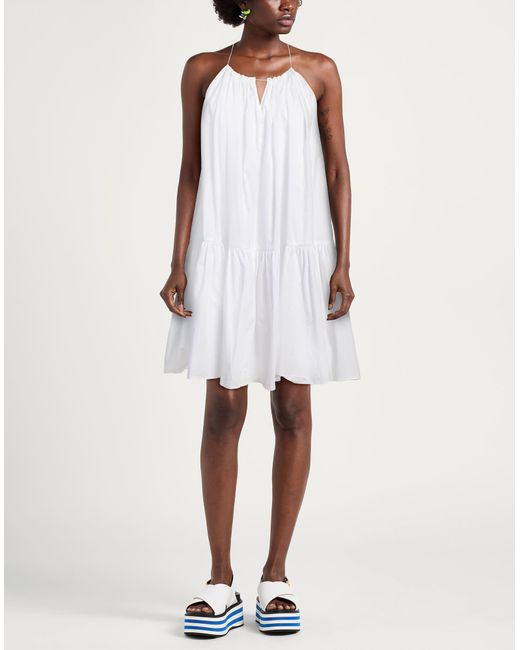 Patrizia Pepe White Mini Dress