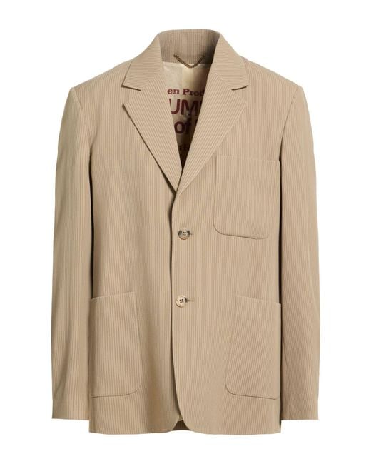 Golden Goose Deluxe Brand Natural Blazer Viscose, Acetate for men