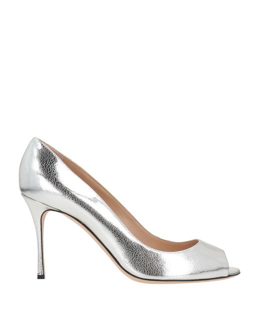 Sergio Rossi White Pumps