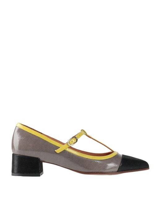 Chie Mihara Gray Pumps Leather