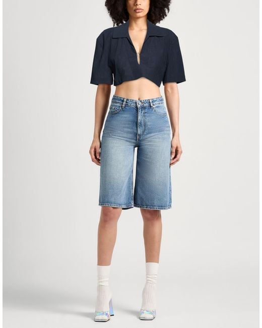 Jacquemus Blue Top Hemp, Cotton