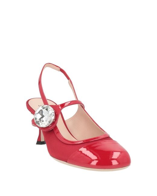 N°21 Pink Pumps Leather, Textile Fibers