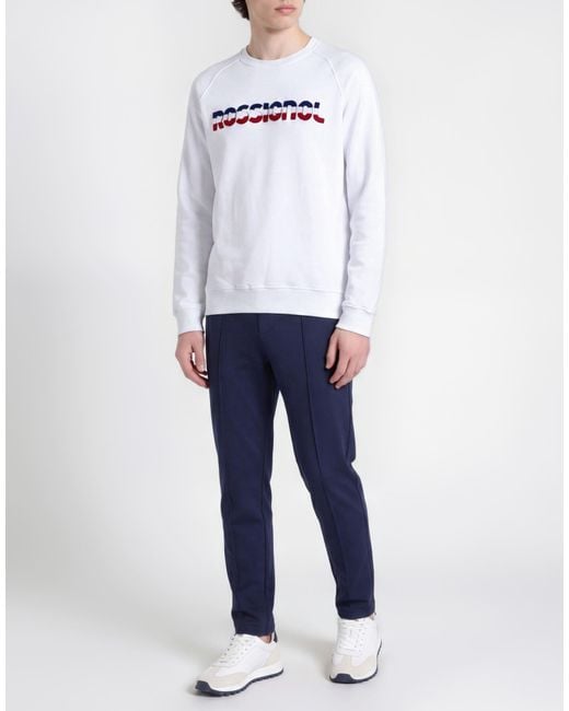 Rossignol White Sweatshirt Cotton for men