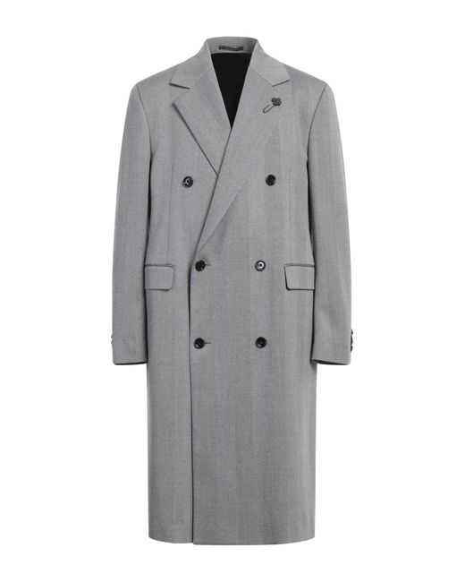 Lardini Gray Coat Wool for men
