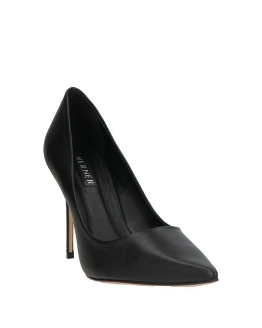 Werner Black Pumps Leather