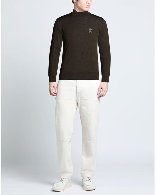 Roberto Cavalli Black Turtleneck for men