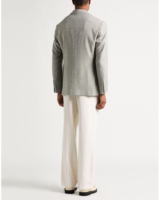Brunello Cucinelli Gray Blazer for men