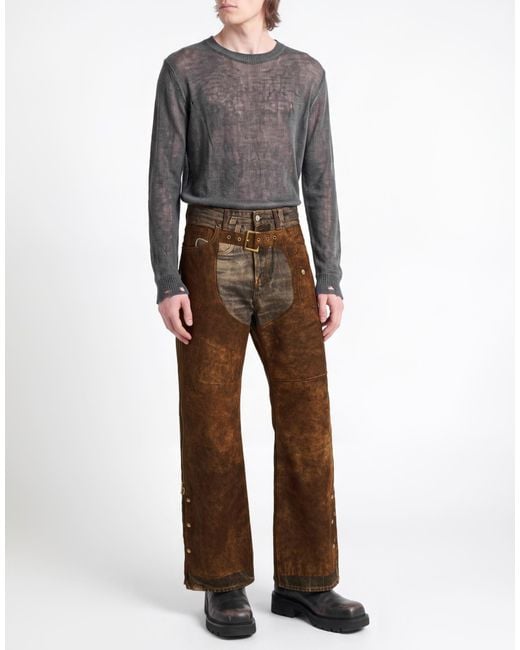 Acne Brown Trouser for men