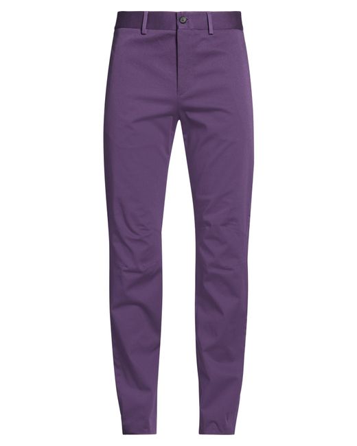 Ferragamo Purple Jeans Cotton, Elastane for men