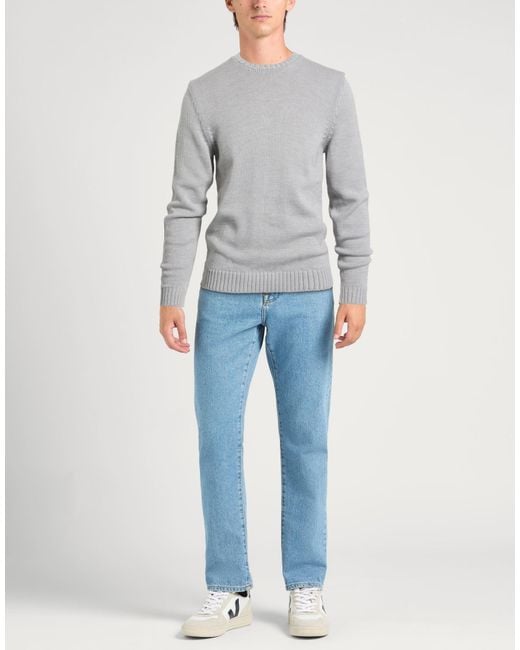 Zanone Gray Sweater for men