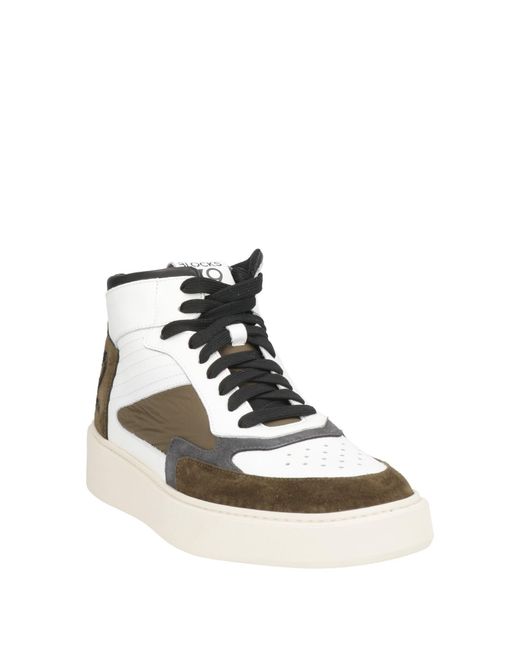 BLOCKS 79 Multicolor Military Sneakers Leather for men
