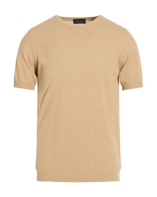 Roberto Collina Natural Sweaters for men
