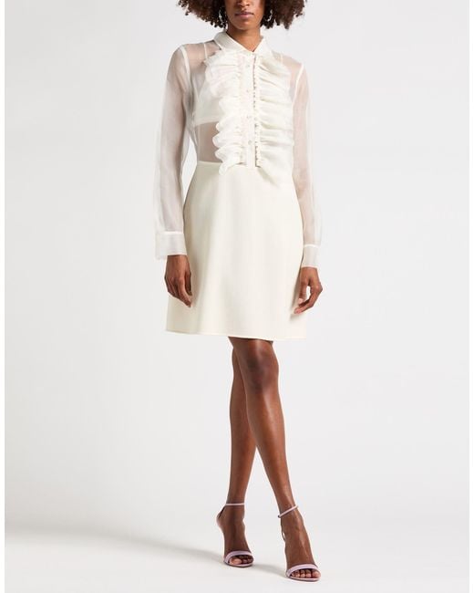 P.A.R.O.S.H. White Mini Dress