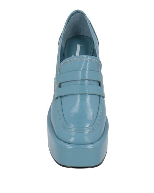 Jeannot Blue Loafers Leather