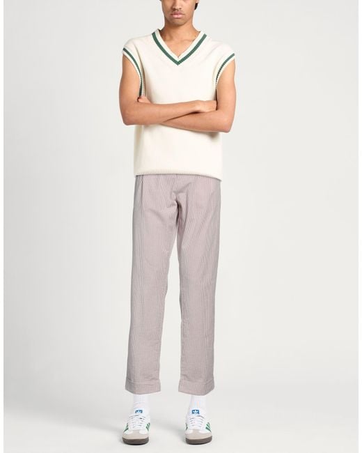 Colmar Gray Pants Cotton, Elastane for men