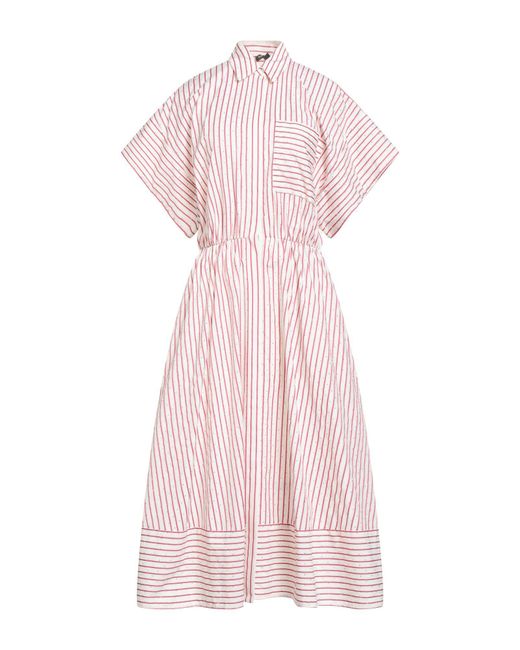 Maje Pink Midi Dress