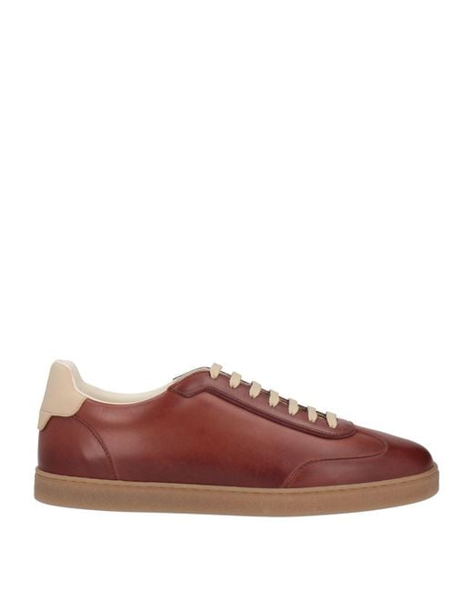 Brunello Cucinelli Brown Sneakers Leather for men