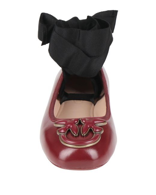Pinko Red Ballet Flats