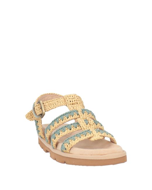 Mou Natural Sandals