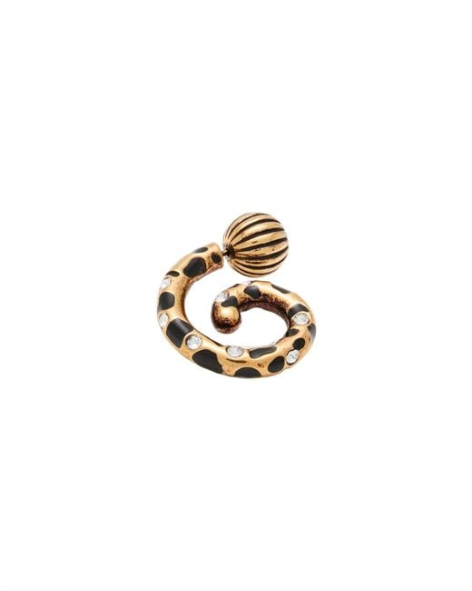 Pendiente Lanvin de color Metallic