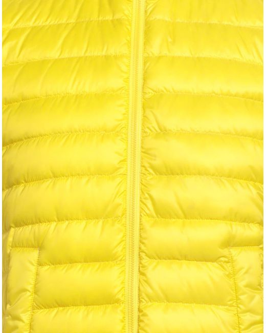 Herno Yellow Globe Vest Polyamide for men