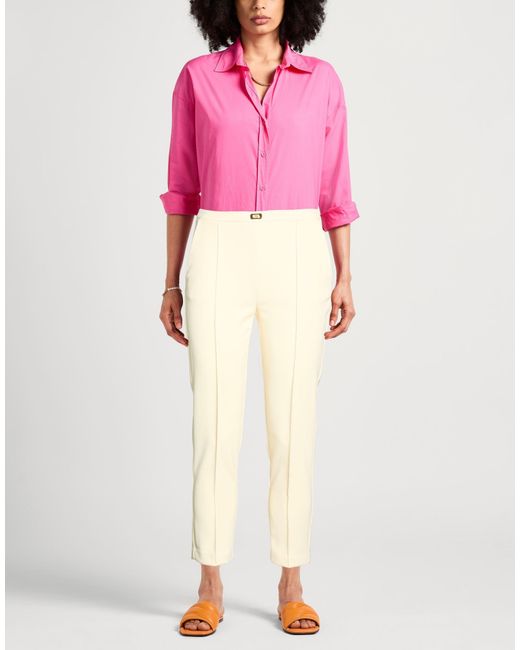 Elisabetta Franchi Natural Essentials Pants Polyester, Elastane