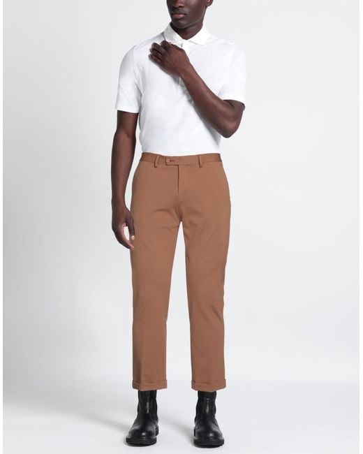 BERNESE Milano Brown Pants for men
