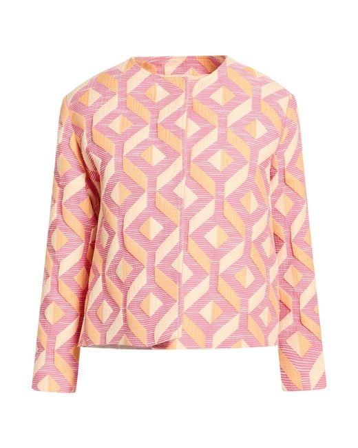 Niu Pink Jacket Polyester, Cotton, Polyamide
